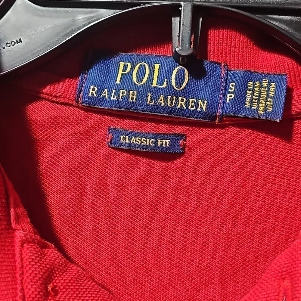 Polo Ralph Lauren Red‎ Polo Shirt Small